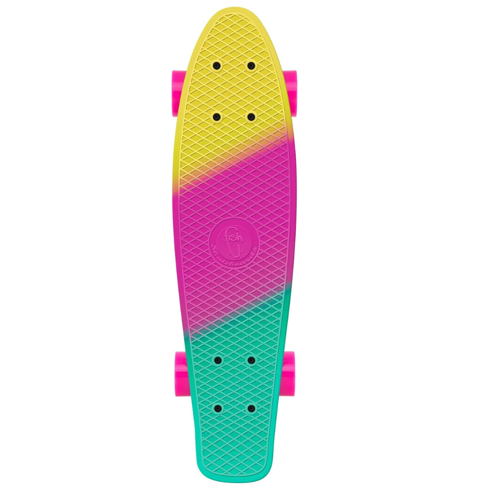 Minicruiser Fish Skateboard Multicolor Fish Skateboard