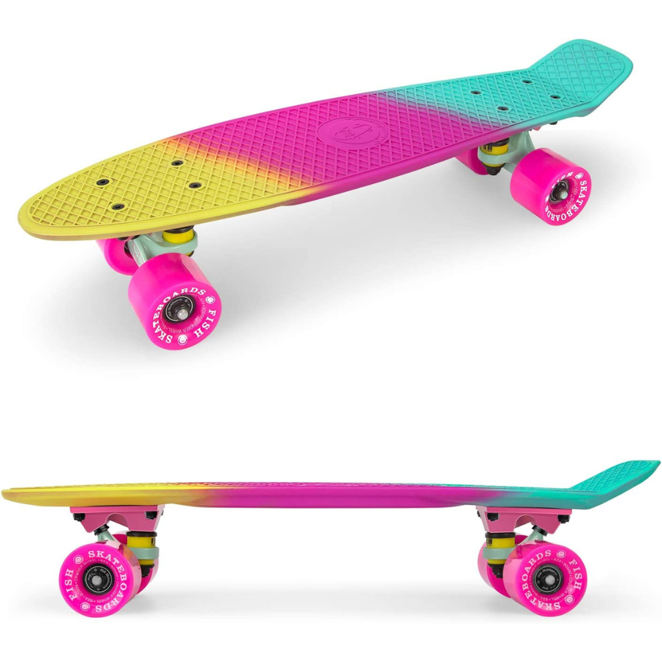 Minicruiser Fish Skateboard Multicolor Fish Skateboard